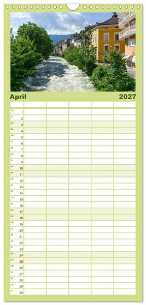 Produktbild: Familienplaner 2027 - S&uuml;dtirol - Traumhafte Berge und Seen im Norden Italiens mit 5 Spalten (Wandkalender, 21 x 45 cm) CALVENDO