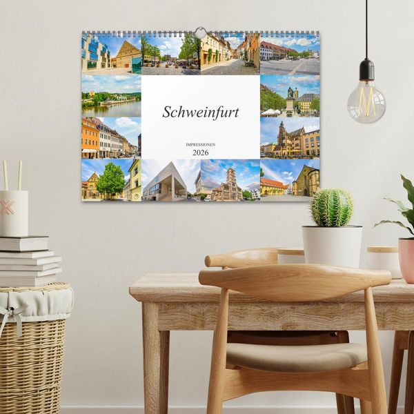 Produktbild: Schweinfurt Impressionen (Wandkalender 2026 DIN A3 quer), CALVENDO Monatskalender