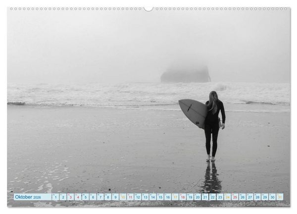 Produktbild: Surfen - so cool (Wandkalender 2026 DIN A2 quer), CALVENDO Monatskalender