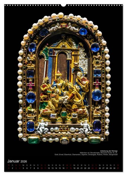 Produktbild: Maria - Mutter Gottes (Wandkalender 2026 DIN A2 hoch), CALVENDO Monatskalender