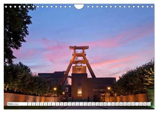 Produktbild: Die Zechen im Ruhrpott (Wandkalender 2026 DIN A4 quer), CALVENDO Monatskalender