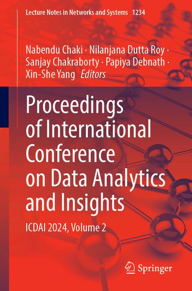 Produktbild: Proceedings of International Conference on Data Analytics and Insights