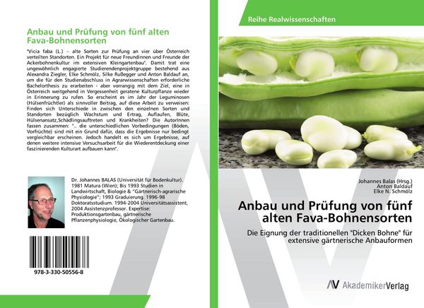 Produktbild: Anbau und Pr&uuml;fung von f&uuml;nf alten Fava-Bohnensorten