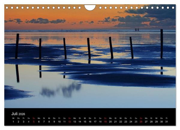 Produktbild: St. Peter-Ording (Wandkalender 2026 DIN A4 quer), CALVENDO Monatskalender