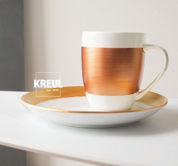 Produktbild: KREUL Glass & Porcelain Classic Metallicfarben Set, 6 x 20 ml