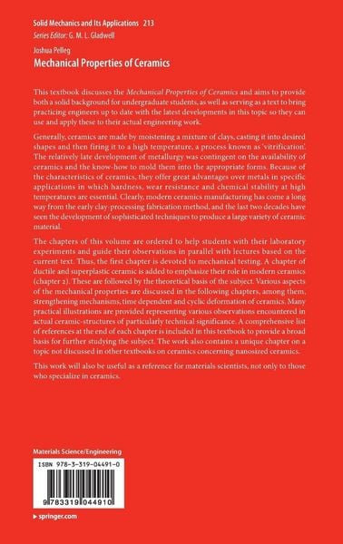 Produktbild: Mechanical Properties of Ceramics