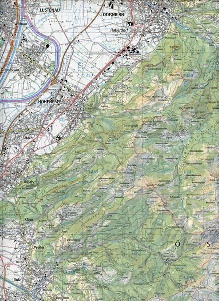 Produktbild: Swisstopo 1 : 50 000 Hoher Freschen