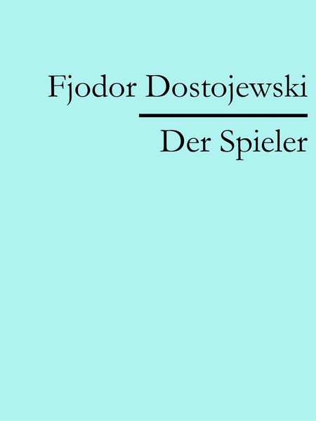 Produktbild: Der Spieler