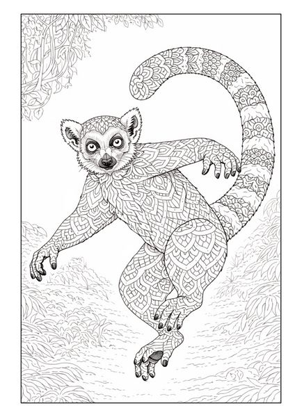 Produktbild: Mandala Tiere Malbuch f&uuml;r Erwachsene mit 50 sch&ouml;nen Ausmalmotiven