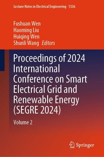 Produktbild: Proceedings of 2024 International Conference on Smart Electrical Grid and Renewable Energy (SEGRE 2024)