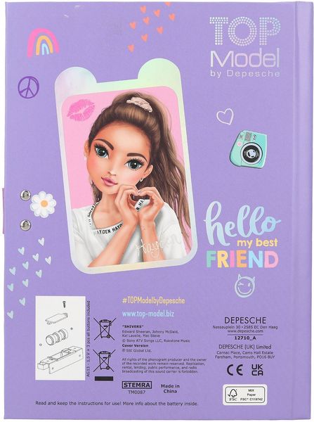 Produktbild: TOPModel Geheimcode Tagebuch mit Sound SNAP SHOTS