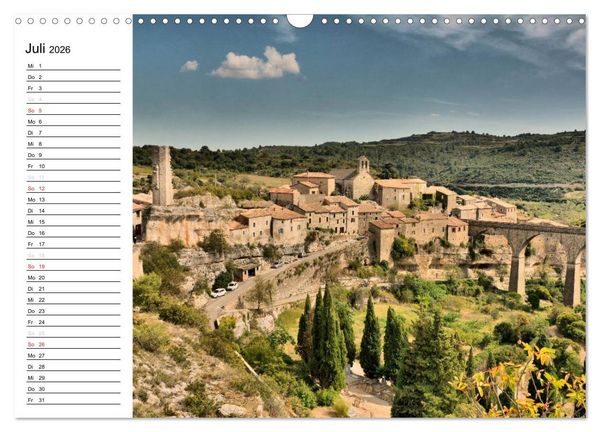 Produktbild: Languedoc-Roussillon - unter der Sonne des Midi (Wandkalender 2026 DIN A3 quer), CALVENDO Monatskalender