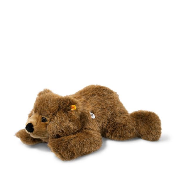 Steiff 070037 Urs Brown Bear Lying Brown 45cm