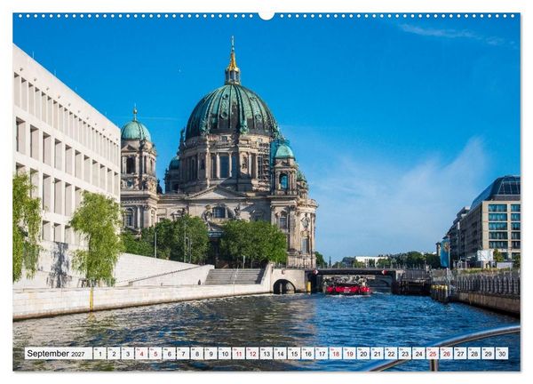 Produktbild: Bootscharter nach Berlin (Wandkalender 2027 DIN A2 quer), CALVENDO Monatskalender