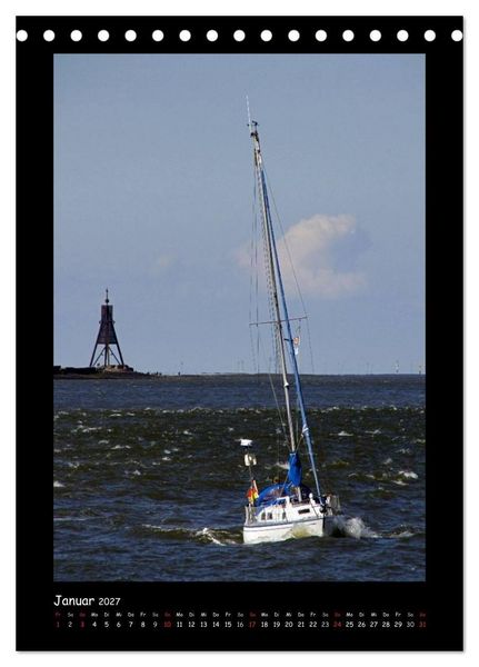 Produktbild: Cuxhaven (Tischkalender 2027 DIN A5 hoch), CALVENDO Monatskalender
