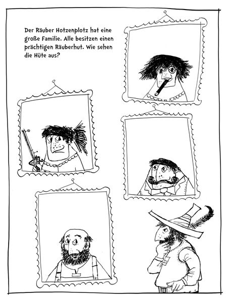 Der Räuber Hotzenplotz (Ausmalen, weitermalen, selber malen) von