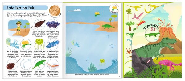 Produktbild: Mein magisches Rubbelsticker-Buch Dinosaurier
