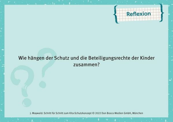 Produktbild: Kinderschutz: Schritt f&uuml;r Schritt zum Kita-Schutzkonzept