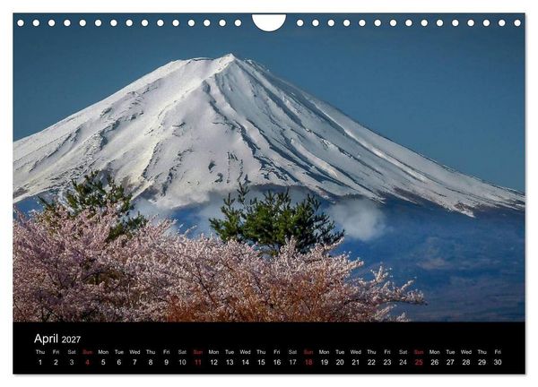 Produktbild: Mt. Fuji 2027 (Wall Calendar 2027 DIN A4 landscape), CALVENDO 12 Month Wall Calendar