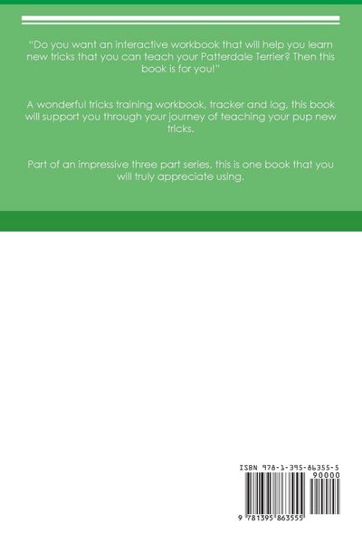Produktbild: Patterdale Terrier Tricks Training Patterdale Terrier Tricks & Games Training Tracker & Workbook. Includes