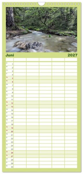 Produktbild: Familienplaner 2027 - Im S&uuml;den von &Ouml;sterreich mit 5 Spalten (Wandkalender, 21 x 45 cm) CALVENDO