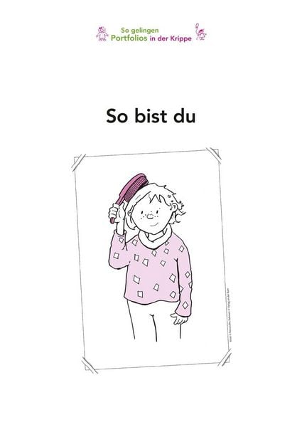 Produktbild: So gelingen Portfolios in der Krippe