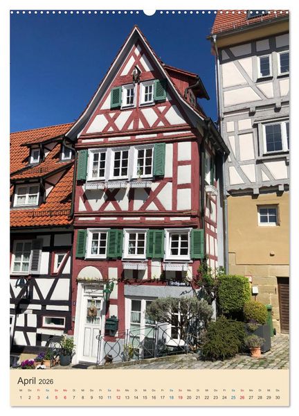 Produktbild: Herrenberg im Fokus (Wandkalender 2026 DIN A2 hoch), CALVENDO Monatskalender