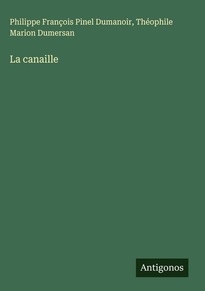 Produktbild: La canaille