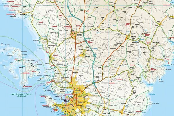 Produktbild: Reise Know-How Landkarte Istrien / Istria (1:70.000)
