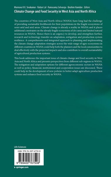 Produktbild: Climate Change and Food Security in West Asia and North Africa