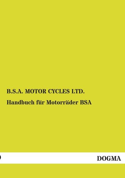 Produktbild: Handbuch f&uuml;r Motorr&auml;der BSA
