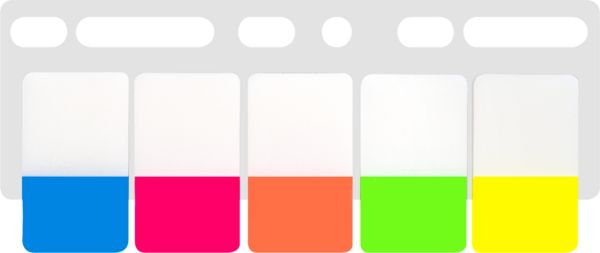 Produktbild: Brunnen Markierstreifen Index 5 Farben