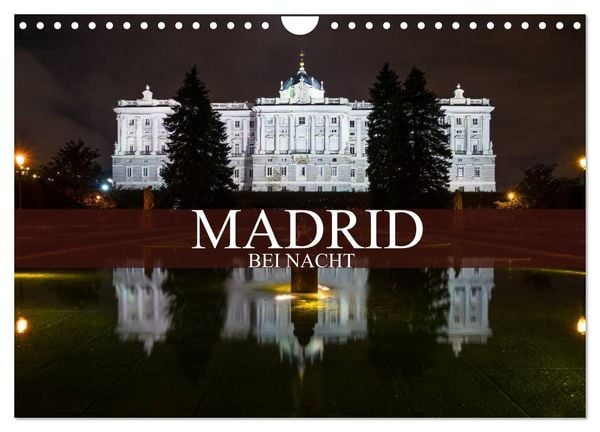Produktbild: Madrid bei Nacht (Wandkalender 2026 DIN A4 quer), CALVENDO Monatskalender