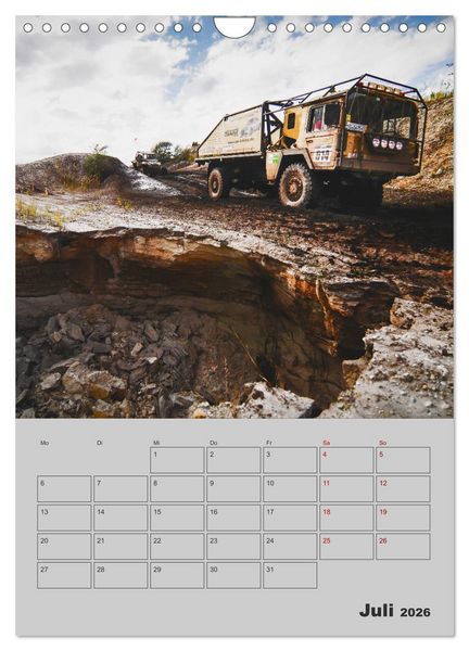 Produktbild: RALLYE RAID - Saison Planer (Wandkalender 2026 DIN A4 hoch), CALVENDO Monatskalender