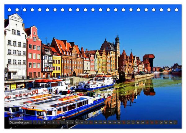 Produktbild: Von Stettin nach Danzig (Tischkalender 2026 DIN A5 quer), CALVENDO Monatskalender