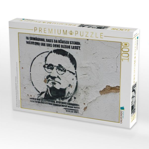 Produktbild: CALVENDO Puzzle Ein Bild aus dem Kalender Stencil Art IN BERLIN 2017 / UK-Version | 1000 Teile Lege-Gr&ouml;&szlig;e 64x48cm Foto-Puzzle f&uuml;r gl&uuml;ckliche Stunden