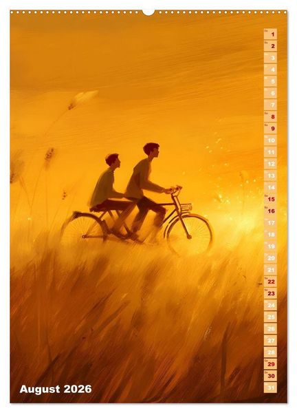 Produktbild: Leise zwischen uns (Wandkalender 2026 DIN A2 hoch), CALVENDO Monatskalender