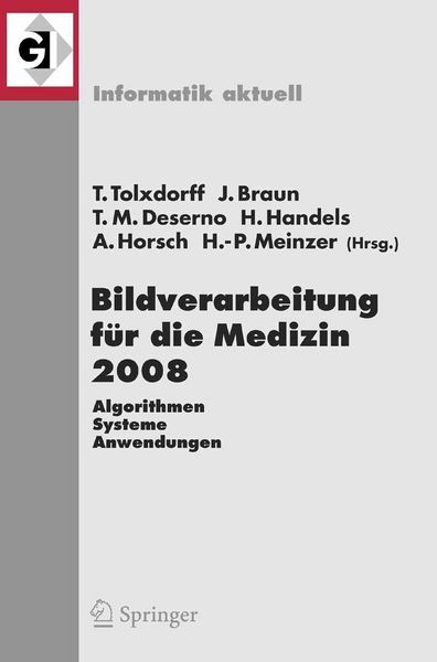 Produktbild: Bildverarbeitung f&uuml;r die Medizin 2008