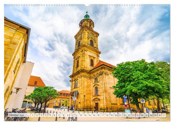 Produktbild: Erlangen Impressionen (hochwertiger Premium Wandkalender 2026 DIN A2 quer), Kunstdruck in Hochglanz