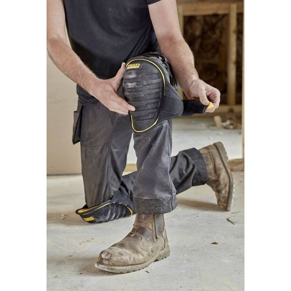 Produktbild: STANLEY FMST82959-1 Gel-Knieschoner Schwarz, Gelb 1St.