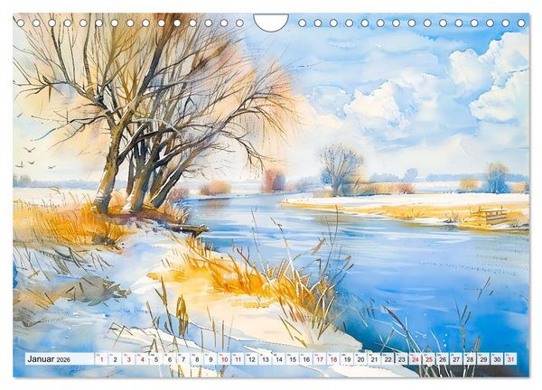 Produktbild: Havelland Flair - Immer in Flussn&auml;he (Wandkalender 2026 DIN A4 quer), CALVENDO Monatskalender