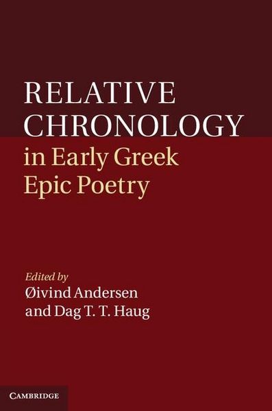 Produktbild: Relative Chronology in Early Greek Epic Poetry