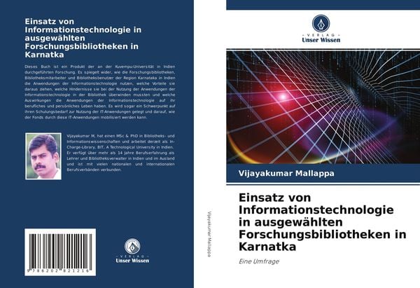 Produktbild: Einsatz von Informationstechnologie in ausgew&auml;hlten Forschungsbibliotheken in Karnatka