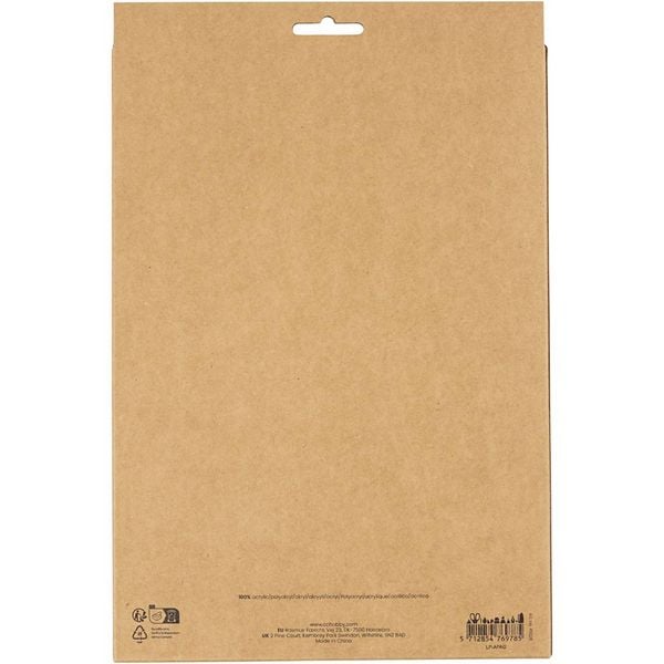 Produktbild: Creativ Company Bastelfilz, A4, Blatt 210x297 mm, Dicke 2 mm, Harmonie in Lila-Pink, 10 Stk