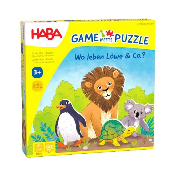 Produktbild: Game meets Puzzle - Wo leben L&ouml;we & Co.?