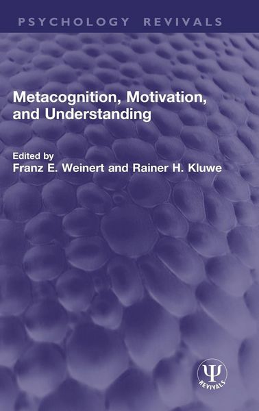 Produktbild: Metacognition, Motivation, and Understanding