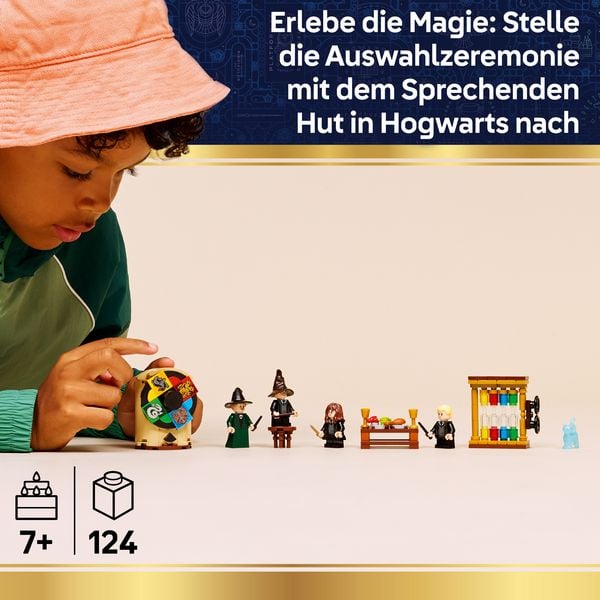 Produktbild: LEGO Harry Potter 76460 Schloss Hogwarts: Auswahlzeremonie Sprechenden