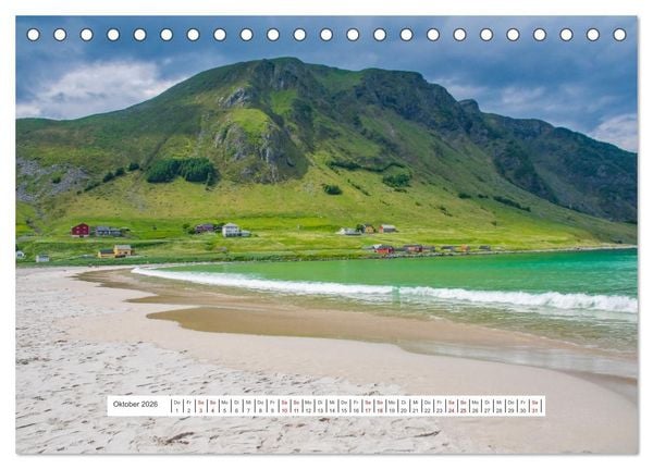 Produktbild: Norwegen - ein traumhaftes Reiseziel (Tischkalender 2026 DIN A5 quer), CALVENDO Monatskalender