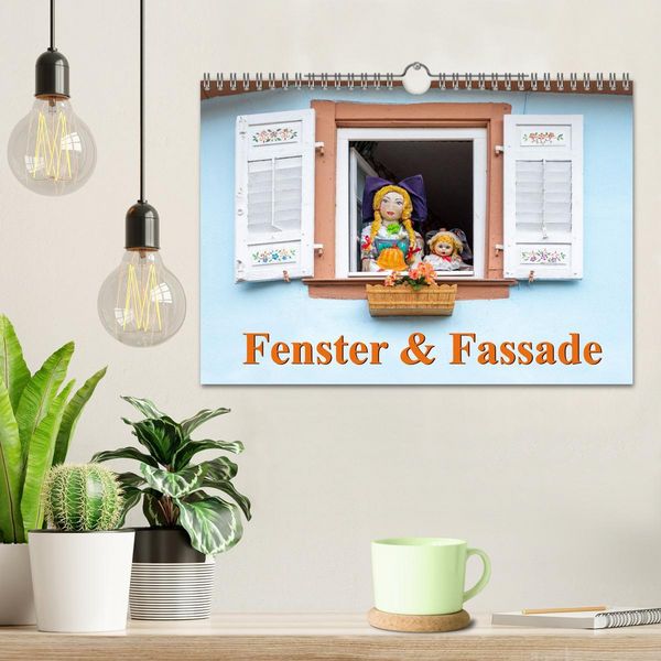 Produktbild: Fenster & Fassade (Wandkalender 2026 DIN A4 quer), CALVENDO Monatskalender