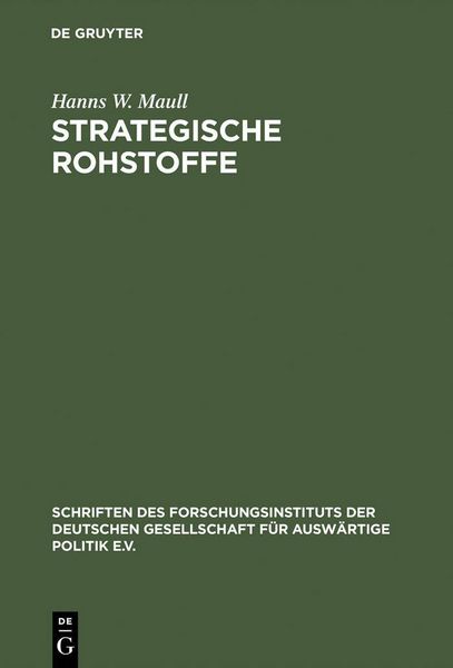 Produktbild: Strategische Rohstoffe
